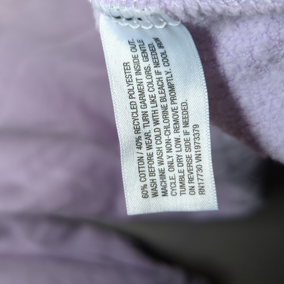 Art Class Orange and Purple Ombré Hooded Sweatshirt Hoodie Girls Size M 8 - Picture 3 of 4